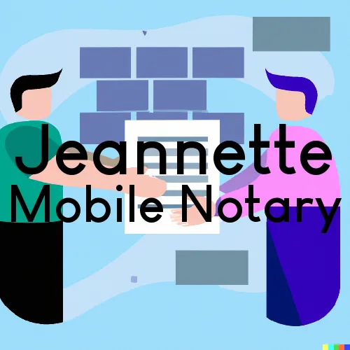 Jeannette, PA Traveling Notary Services