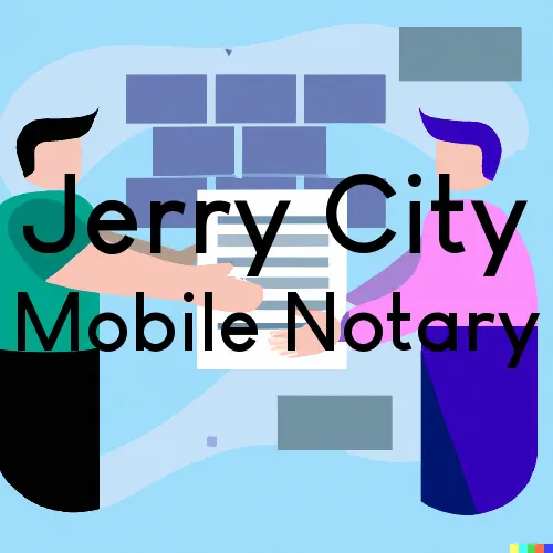 Jerry City, OH Traveling Notary Services