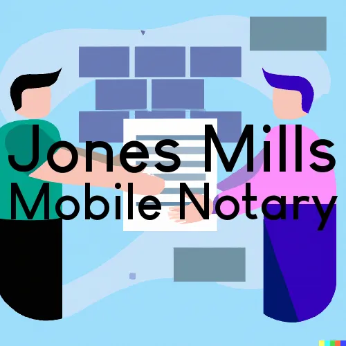 Jones Mills, PA Mobile Notary Signing Agents in zip code area 15646