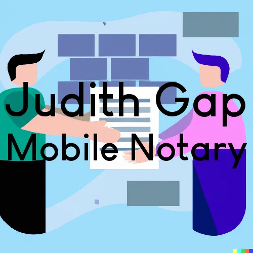 Judith Gap, MT Traveling Notary Services