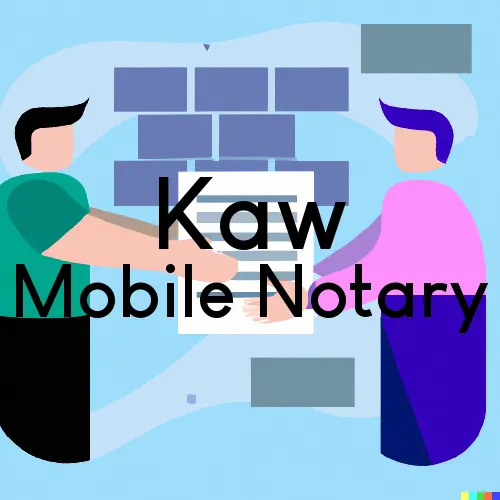 Kaw, OK Traveling Notary, “Munford Smith & Son Notary“ 
