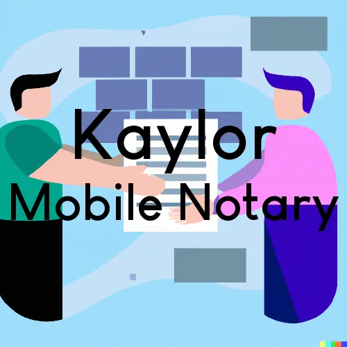 Kaylor, SD Traveling Notary Services