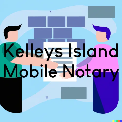 Kelleys Island, OH Mobile Notary and Signing Agent, “Happy's Signing Services“ 