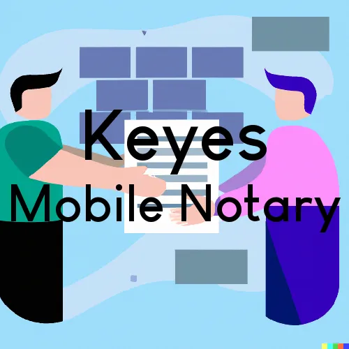 Traveling Notary in Keyes, OK