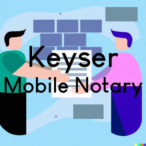 Keyser, WV Mobile Notary Signing Agents in zip code area 26726