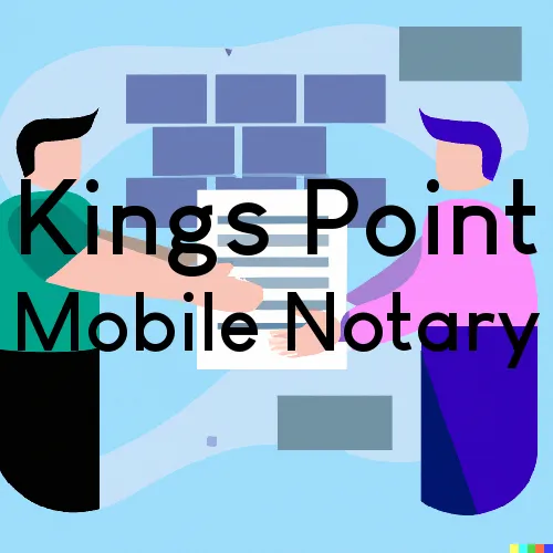 Kings Point, NY Traveling Notary, “Gotcha Good“ 