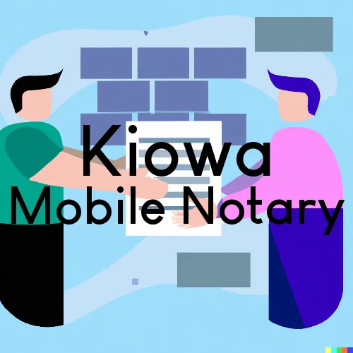 Traveling Notary in Kiowa, KS