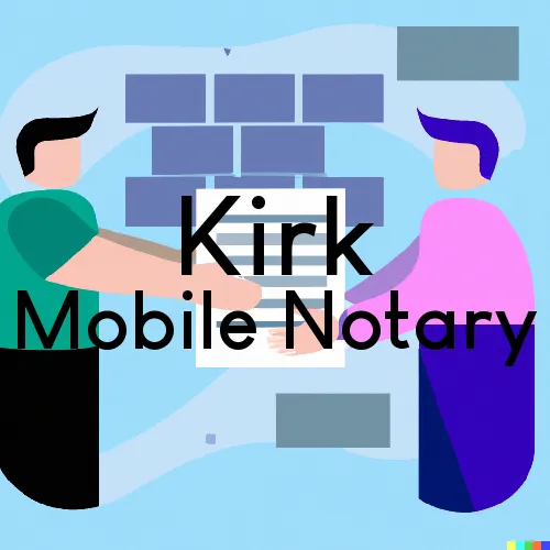 Kirk, Colorado Traveling Notaries
