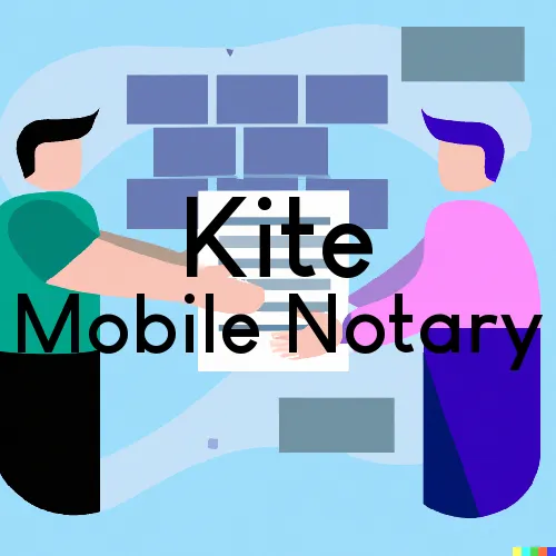 Traveling Notary in Kite, GA