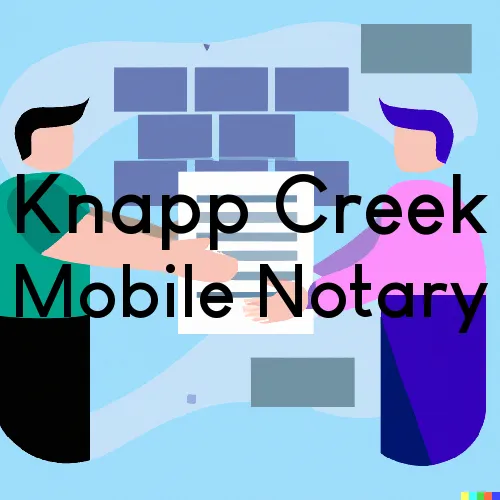 Knapp Creek, NY Traveling Notary Services