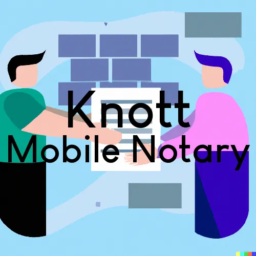 Traveling Notary in Knott, TX