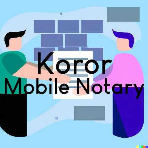 Traveling Notary in Koror, PW