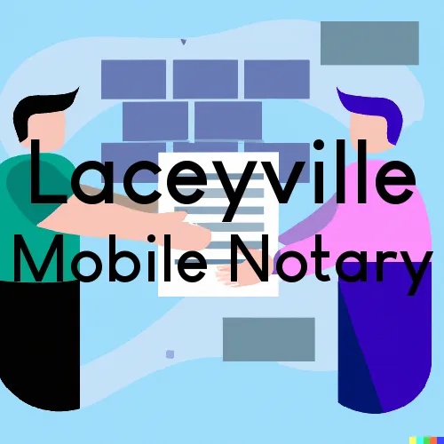 Traveling Notary in Laceyville, PA