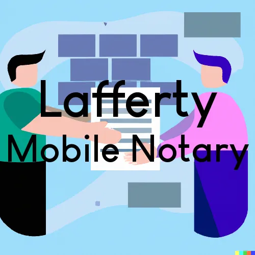  Lafferty, OH Traveling Notaries and Signing Agents