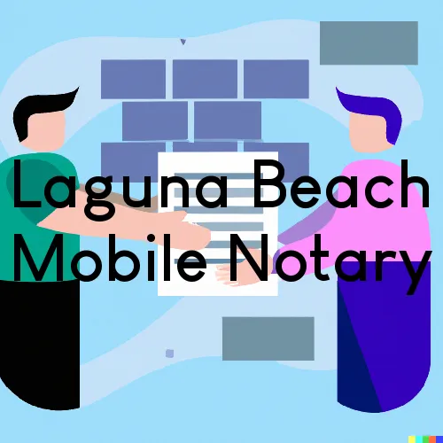 Laguna Beach, CA Mobile Notary and Signing Agent, “Benny's On Time Notary“ 