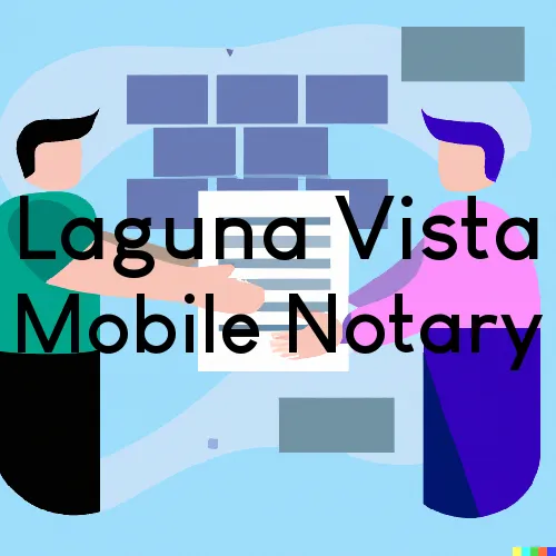 Laguna Vista, TX Traveling Notary, “Happy's Signing Services“ 