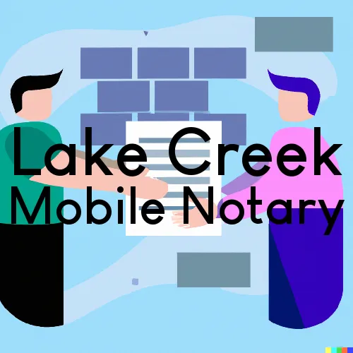 Traveling Notary in Lake Creek, TX