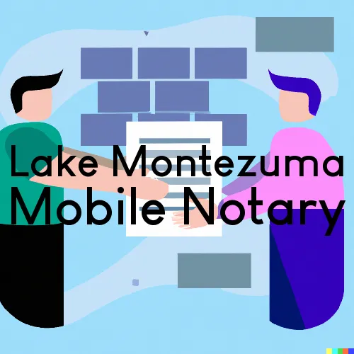 Lake Montezuma, AZ Traveling Notary Services