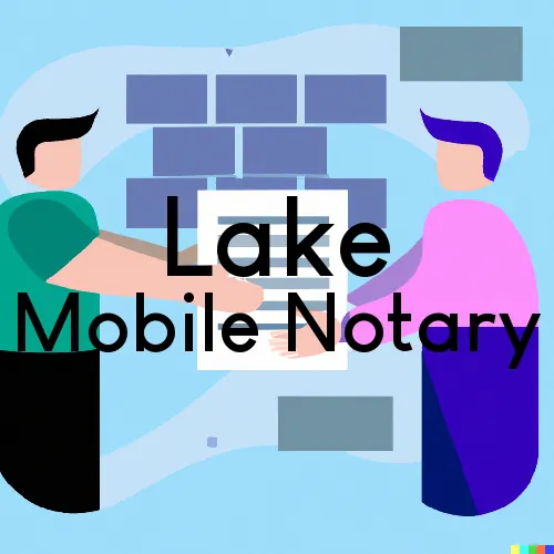 Traveling Notary in Lake, MI