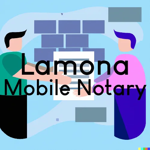 Traveling Notary in Lamona, WA