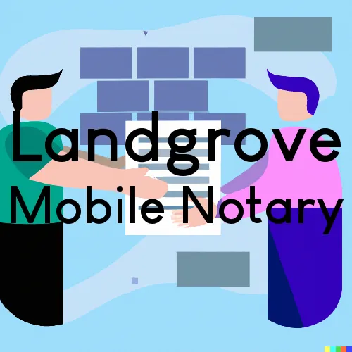 Landgrove, VT Traveling Notary, “Benny's On Time Notary“ 