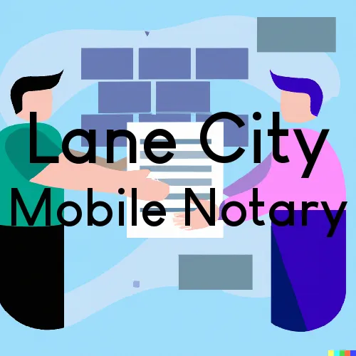 Lane City, TX Traveling Notary Services