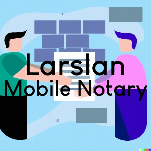 Traveling Notary in Larslan, MT
