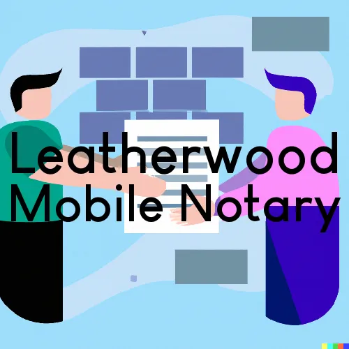 Leatherwood, KY Mobile Notary Signing Agents in zip code area 41731