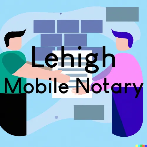Traveling Notary in Lehigh, IA