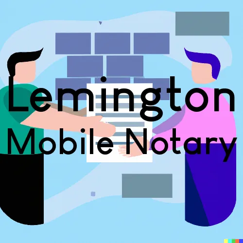 Lemington, VT Traveling Notary, “Munford Smith & Son Notary“ 