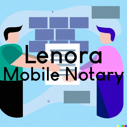 Traveling Notary in Lenora, KS