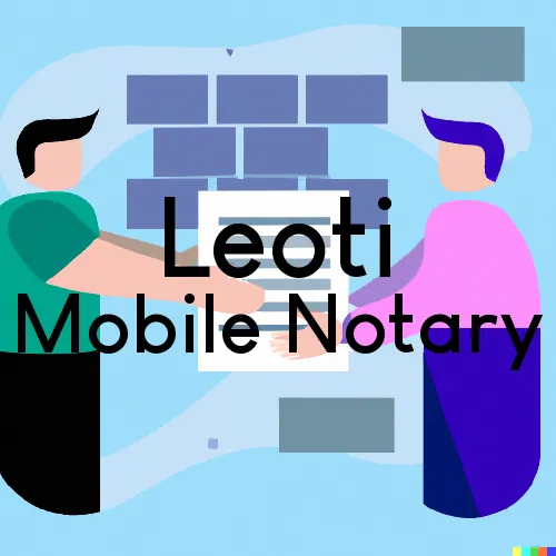 Traveling Notary in Leoti, KS