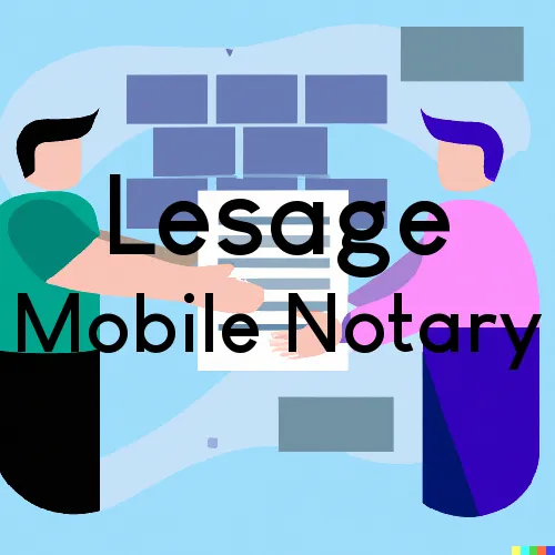 Lesage, WV Traveling Notary Services