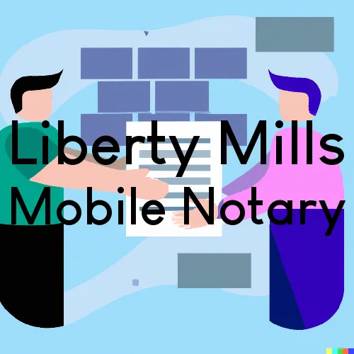 Liberty Mills, Indiana Traveling Notaries