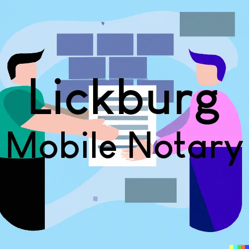 Lickburg, KY Mobile Notary Signing Agents in zip code area 41465