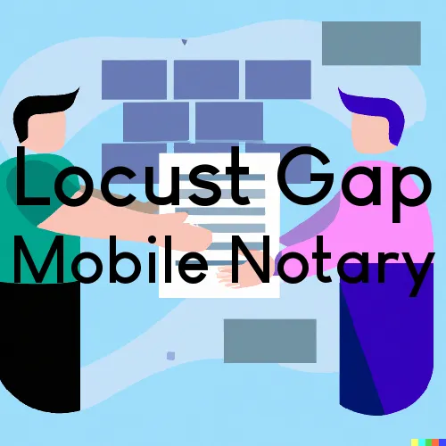 Traveling Notary in Locust Gap, PA
