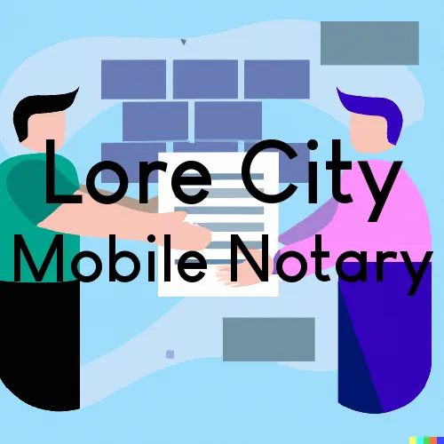 Lore City, OH Traveling Notary Services