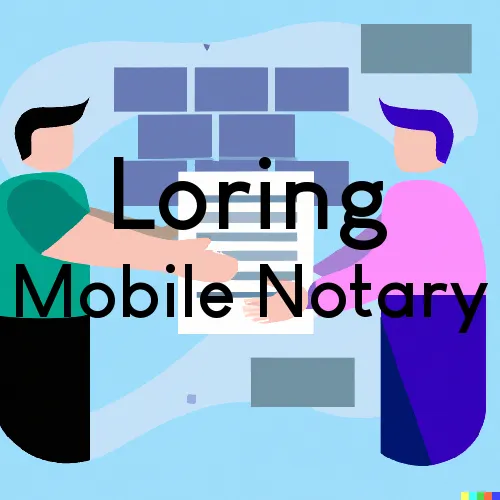 Loring, MT Mobile Notary Signing Agents in zip code area 59537