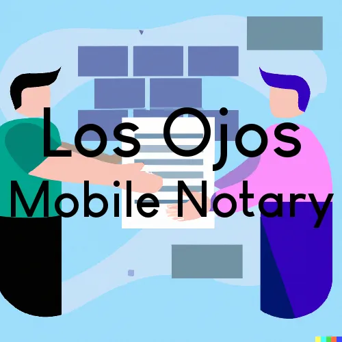 Los Ojos, NM Traveling Notary Services