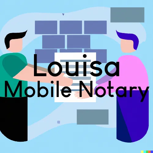 Traveling Notary in Louisa, VA