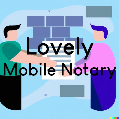 Lovely, KY Mobile Notary Signing Agents in zip code area 41231