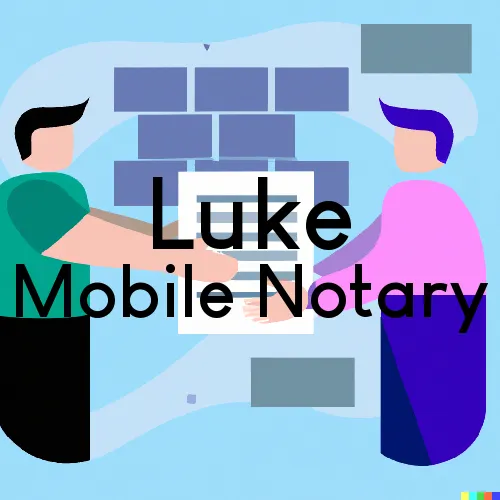Traveling Notary in Luke, MD
