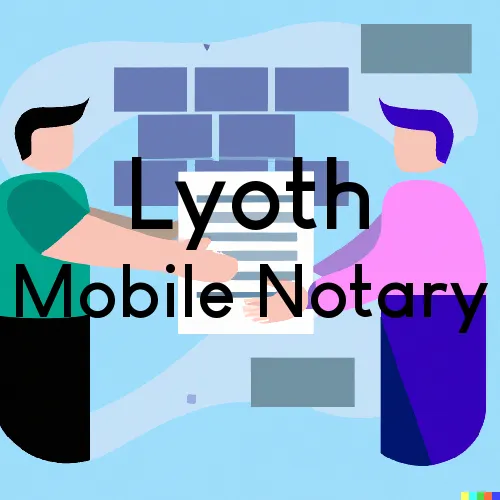 Lyoth, California Traveling Notaries