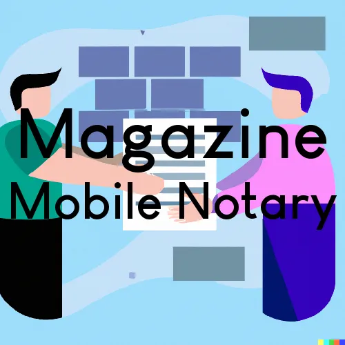 Traveling Notary in Magazine, AR
