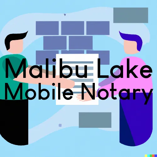 Malibu Lake, California Traveling Notaries