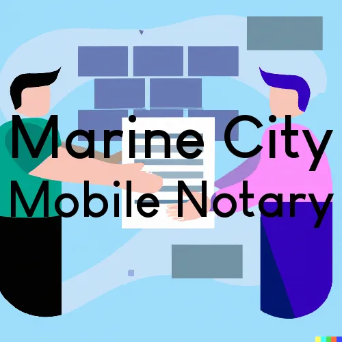 Traveling Notary in Marine City, MI