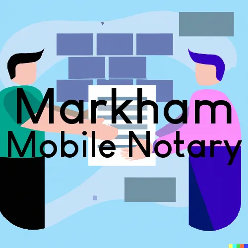 Markham, VA Mobile Notary and Traveling Signing Services 