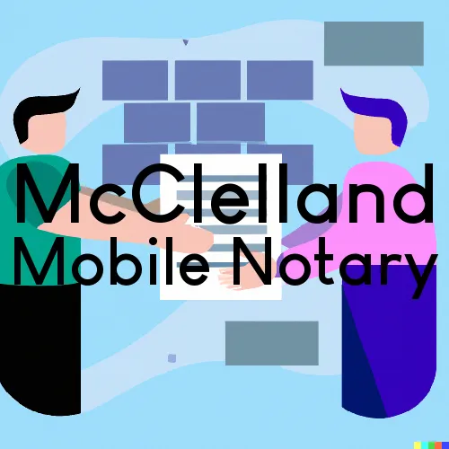 McClelland, IA Traveling Notary, “Gotcha Good“ 