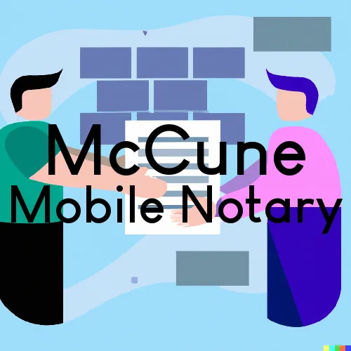 Traveling Notary in McCune, KS