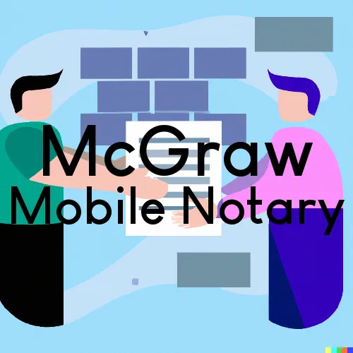 McGraw, NY Traveling Notary, “U.S. LSS“ 